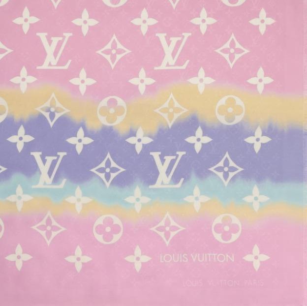 ルイヴィトン Louis Vuitton LV ESCALE モノグラム サマー ショール M76087