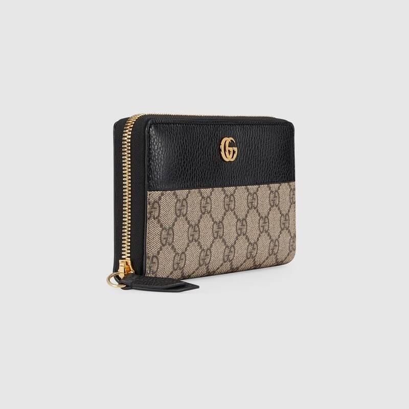グッチ GUCCI GGマーモント ジップアラウンド ウォレット ブラック 456117 17WAG 1283