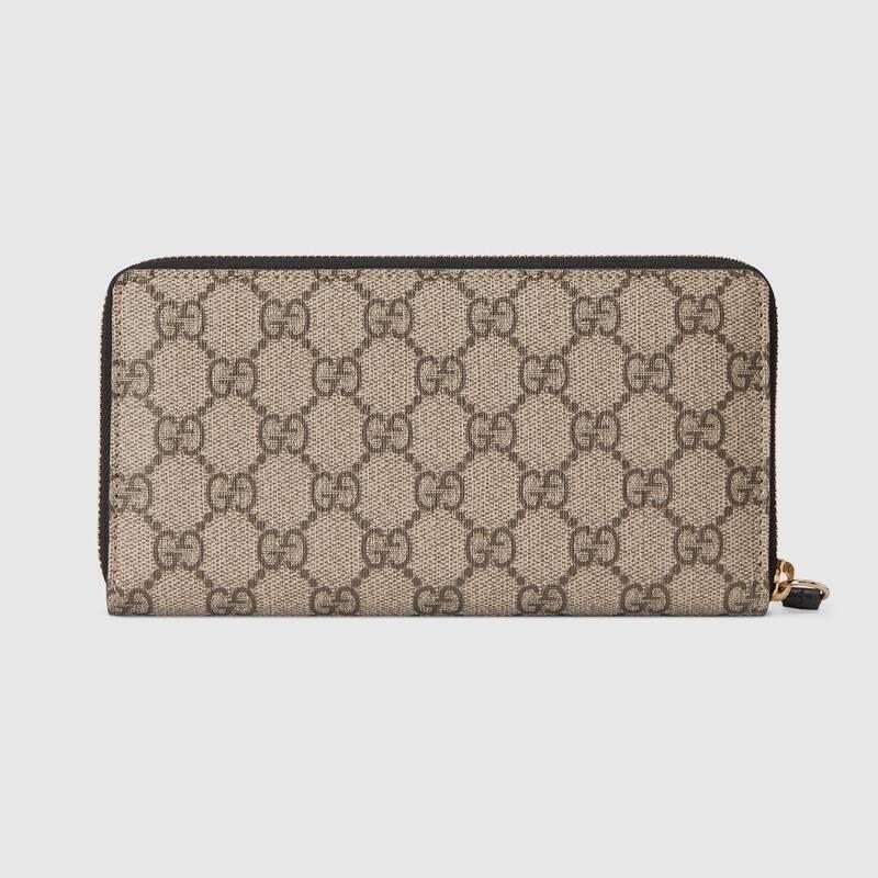 グッチ GUCCI GGマーモント ジップアラウンド ウォレット ブラック 456117 17WAG 1283