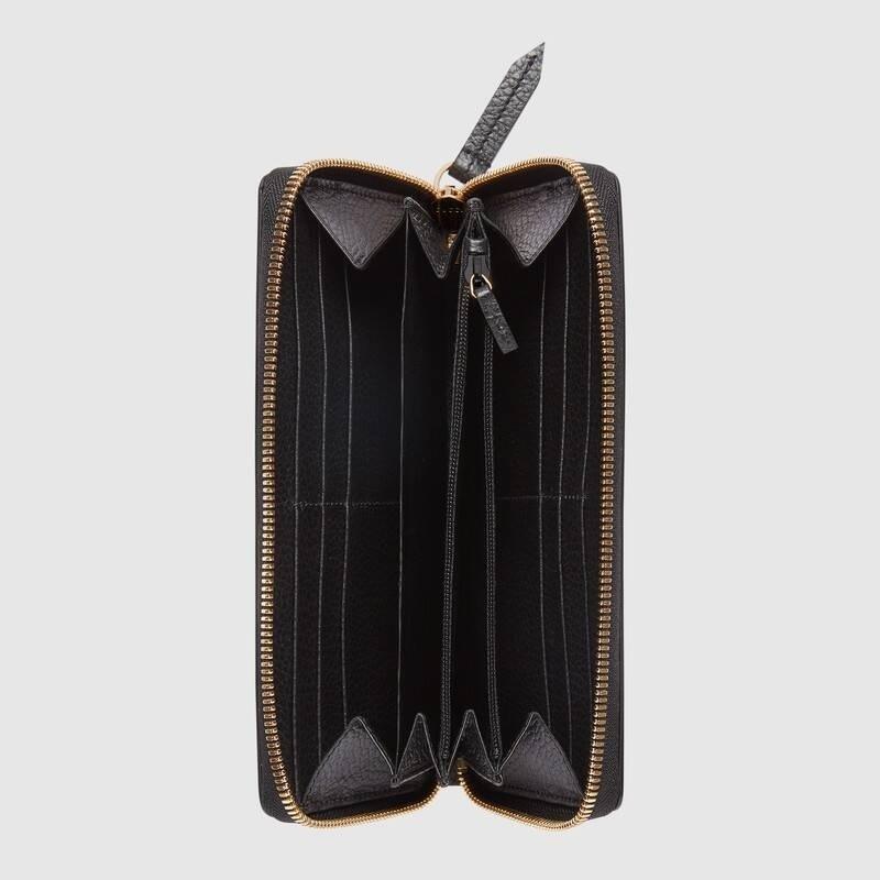 グッチ GUCCI GGマーモント ジップアラウンド ウォレット ブラック 456117 17WAG 1283