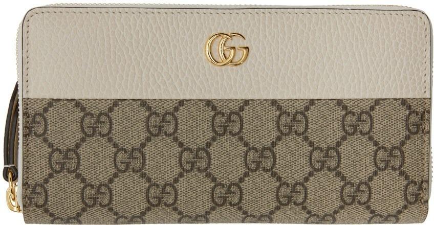 グッチ GUCCI GGマーモント ジップアラウンド ウォレット ホワイト 456117 17WAG 4929