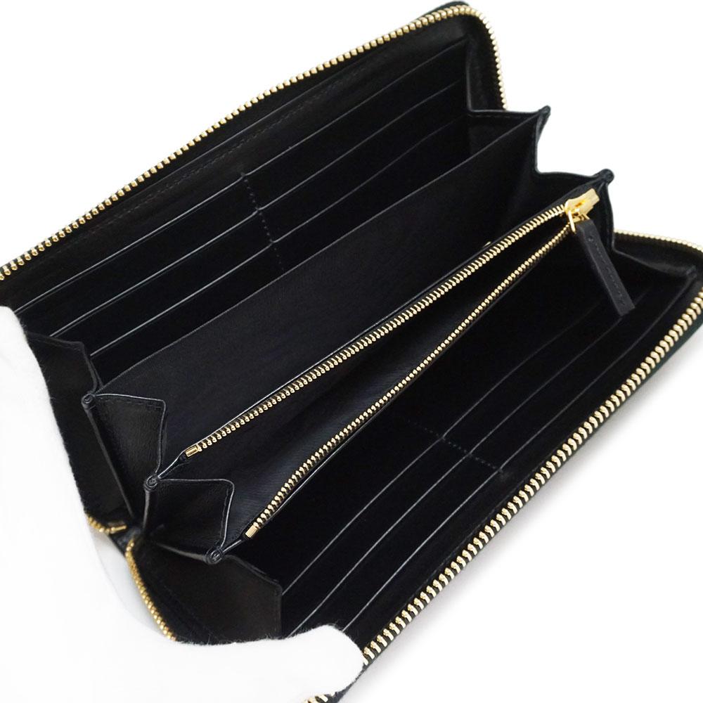 グッチ ホースビット 1955 レザー ラウンドジップウォレット 長財布 ブラック 621889 0YK0G 1000