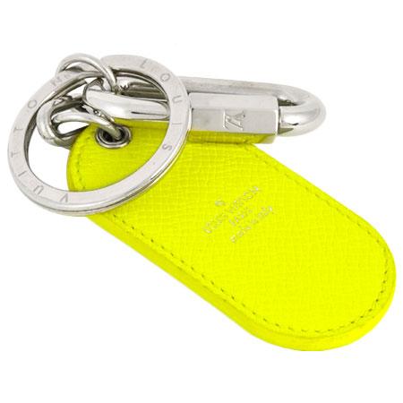 ルイヴィトン LOUIS VUITTON キーリング ポルトクレ ミリタリータブ タイガ イエロー M67780