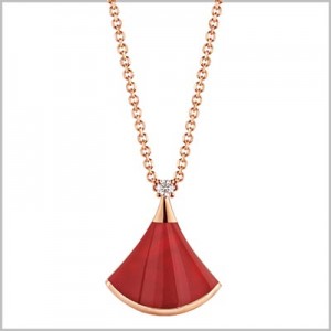 ブルガリ BVLGARI ディーヴァドリーム カーネリアンネックレス 350583