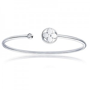 ルイヴィトン LOUIS VUITTON ブラスレ ツイスト ホワイトゴールド ダイヤ Q95536