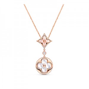 ルイヴィトン Louis Vuitton コリエ ドゥーブル カラー ブロッサム Q94355