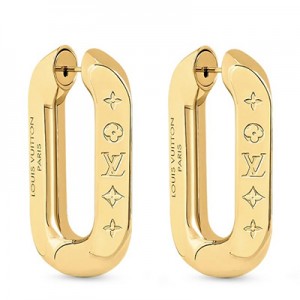 ルイヴィトン Louis Vuitton ピアス ブックル ドレイユ・LVエッジ MP2988