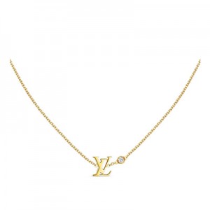ルイヴィトン Louis Vuitton イディール ネックレス ゴールド×ダイヤモンド Q93626
