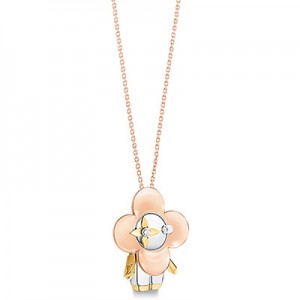 ルイヴィトン Louis Vuitton ヴィヴィアン ゴールド ダイヤ ネックレス Q93800