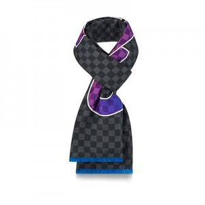 Louis Vuitton エトール・プティ ダミエ シルク ストール GIFT M76044
