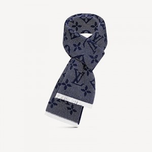  LOUIS VUITTON エシャルプ・モノグラム コージー・マリーヌ M73456