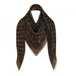 ルイ ヴィトン LOUIS VUITTON ショール・モノグラム ソー シャイン M71548