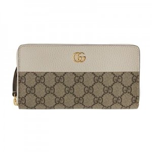 グッチ GUCCI GGマーモント ジップアラウンド ウォレット ホワイト 456117 17WAG 4929