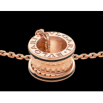 ブルガリ BVLGARI B.ZERO1 ロゴ ネックレス 18金 ピンクゴールド 358054