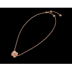 ブルガリ BVLGARI B.ZERO1 ロゴ ネックレス 18金 ピンクゴールド 358054