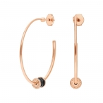 ブルガリ BVLGARI B.ZERO1 18Kピンクゴールド ラージ フープピアス 357222