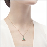 ブルガリ BVLGARI ディーバ ドリーム マラカイト ネックレス 351143