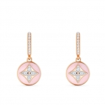 ルイヴィトン Louis Vuitton ピアス B ブロッサム ピンクオパール ダイヤ Q96951