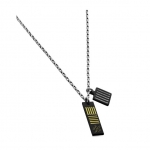 ルイヴィトン Louis Vuitton コリエ・ダミエカラーズ シルバー ネックレス MP2219