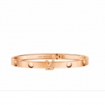 ルイヴィトン LOUIS VUITTON バングル アンプラント (ピンクゴールド） Q95635