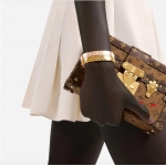 ルイヴィトン オシャレ Louis Vuitton カフ・ナノグラム ピンクゴールド M00253