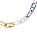 ルイヴィトン LOUIS VUITTON ブラスレ シグネチャー チェーン ロゴ M80178