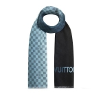 ルイヴィトン Louis Vuitton ダミエ グラデーション シルク混 大判ストール M70764