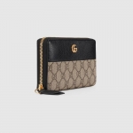 グッチ GUCCI GGマーモント ジップアラウンド ウォレット ブラック 456117 17WAG 1283