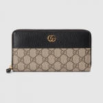 グッチ GUCCI GGマーモント ジップアラウンド ウォレット ブラック 456117 17WAG 1283