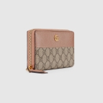 グッチ GUCCI GGマーモント ジップアラウンド ウォレット ピンク 456117 17WAG 5788