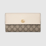 グッチ GUCCI GGマーモント・レザー コンチネンタルウォレット 二つ折り長財布 456116 17WAG 9096