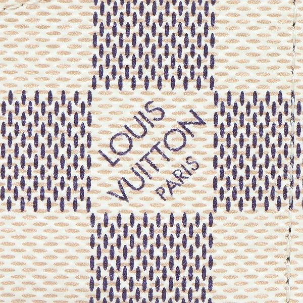 ルイヴィトン LOUIS VUITTON カードケース ダミエ アズール ポルトカルト サーンプル ホワイト ローズバレリーヌ N60286