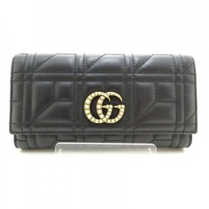GUCCI グッチ  GG ZIP財布 二つ折り長財布 ブラック 443436
