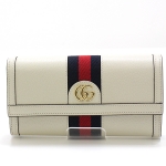 グッチ GUCCI オフィディア コンチネンタルウォレット 二つ折り長財布 アイボリー 523153 DJ2DG 9022