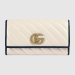 Gucci グッチ GG ゴールド ホワイト コンチネンタル長財布 573809 0OLFX 9085