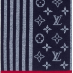 ルイヴィトン Louis Vuitton エシャルプ・モノグラム ストライプス マフラー M76025