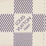 ルイヴィトン LOUIS VUITTON カードケース ダミエ アズール ポルトカルト サーンプル ホワイト ローズバレリーヌ N60286