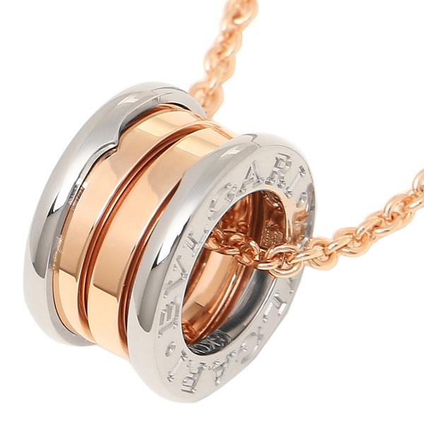 BVLGARI ネックレス ブルガリ CL857655 ビーゼロワン パーフェクトミステイク ペンダント シルバー/ローズゴールド