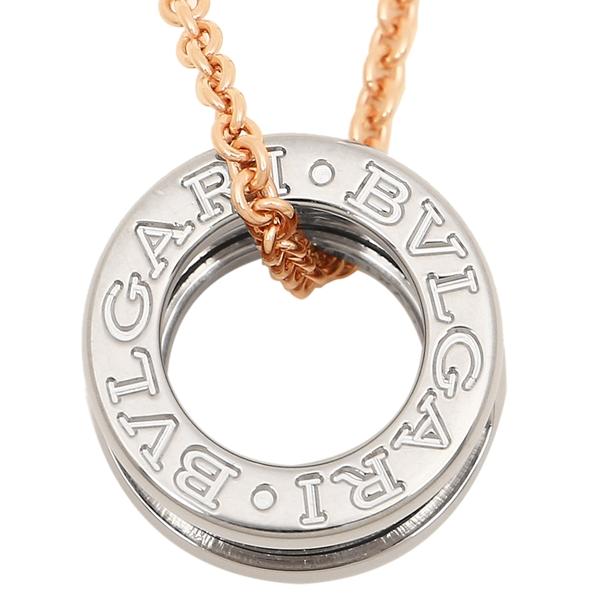 BVLGARI ネックレス ブルガリ CL857655 ビーゼロワン パーフェクトミステイク ペンダント シルバー/ローズゴールド