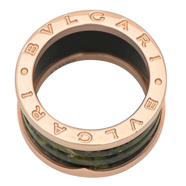 ブルガリ BVLGARI ビーゼロワン 4バンド リング 指輪・リング 750PG ボーエナイト BGH641225