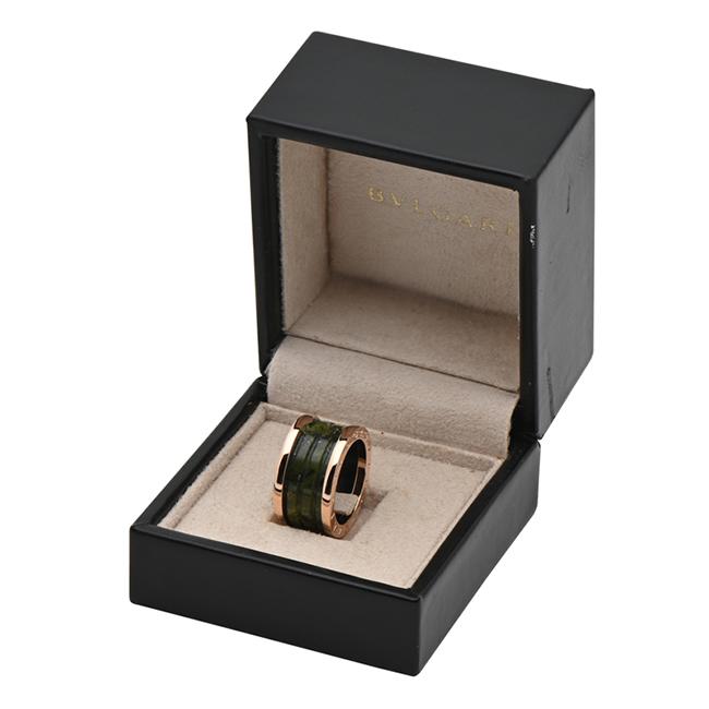 ブルガリ BVLGARI ビーゼロワン 4バンド リング 指輪・リング 750PG ボーエナイト BGH641225
