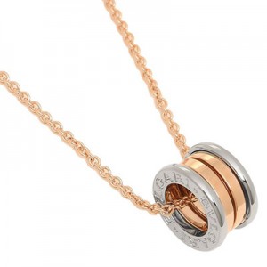BVLGARI ネックレス ブルガリ CL857655 ビーゼロワン パーフェクトミステイク ペンダント シルバー/ローズゴールド
