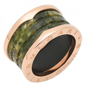 ブルガリ BVLGARI ビーゼロワン 4バンド リング 指輪・リング 750PG ボーエナイト BGH641225