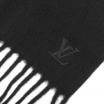 ルイヴィトン Louis Vuitton エシャルプ ジェラム マフラー カシミヤ ノワール M75362