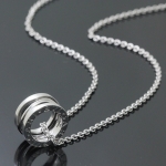 ブルガリ BVLGARI B-Zero1 レジェンド ネックレス CL858287 K18ホワイトゴールド