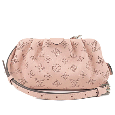 LOUIS VUITTON ルイヴィトン モノグラム マヒナ スカラミニ ショルダーバッグ マグノリア ピンク M80092