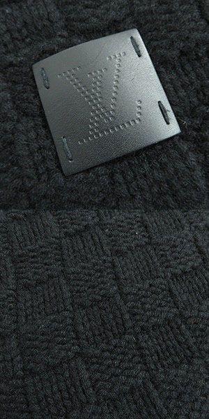LOUISVUITTON エシャルプヘルシンキ M74421 ノワール カシミヤ100％ レディース　メンズ　ユニセックス　マフラー　カシミヤ　シンプル