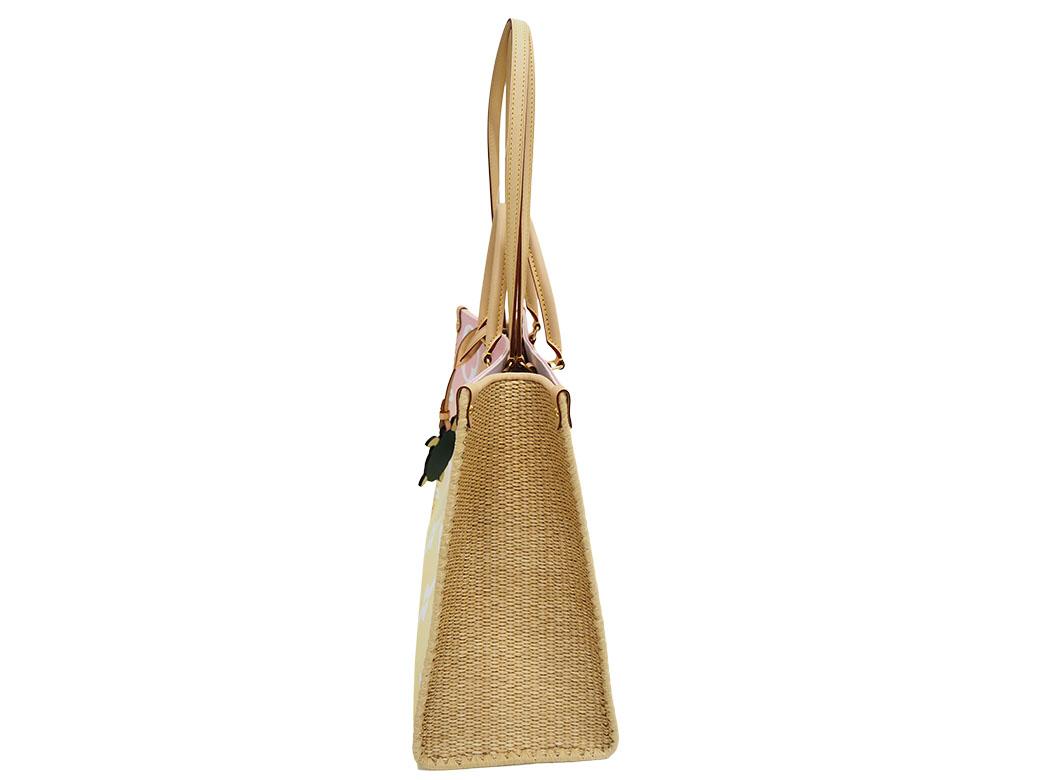 ルイヴィトン LOUIS VUITTON オンザゴーGM オキナワ 2wayトートバッグ ピンク モノグラム M57889