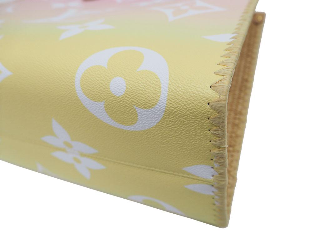ルイヴィトン LOUIS VUITTON オンザゴーGM オキナワ 2wayトートバッグ ピンク モノグラム M57889