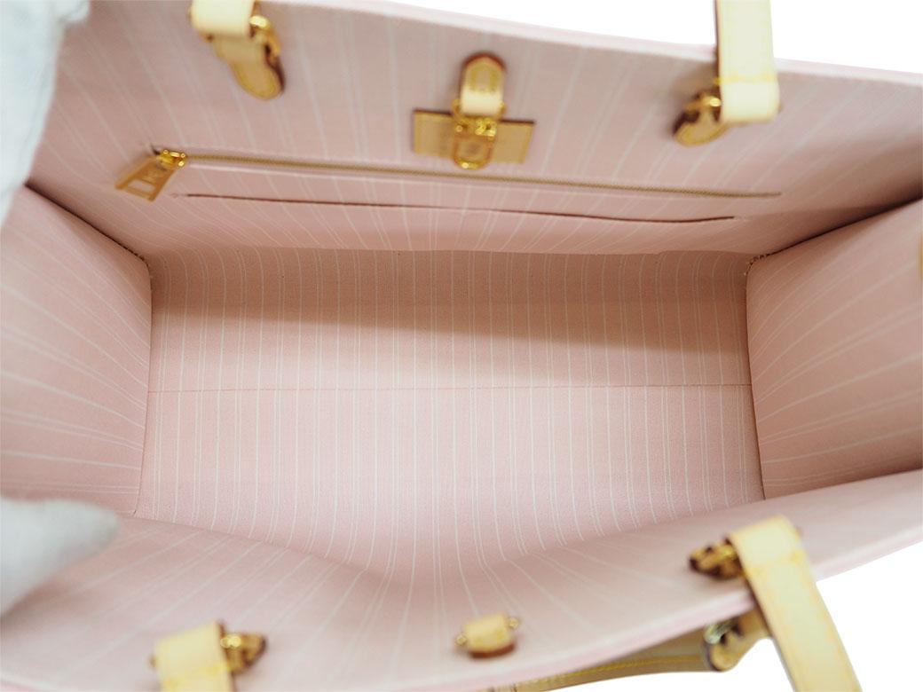 ルイヴィトン LOUIS VUITTON オンザゴーGM オキナワ 2wayトートバッグ ピンク モノグラム M57889
